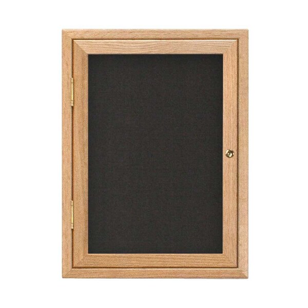 Sliding Glass Door Radius Letterboard, 72"x48", Black/Black